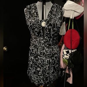 Plunge Front Romper-SOLD